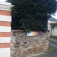 poteau en briques et tuffeau