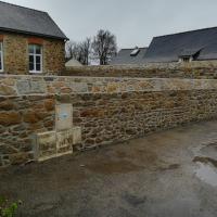 muret neuf et refection de joints a la chaux